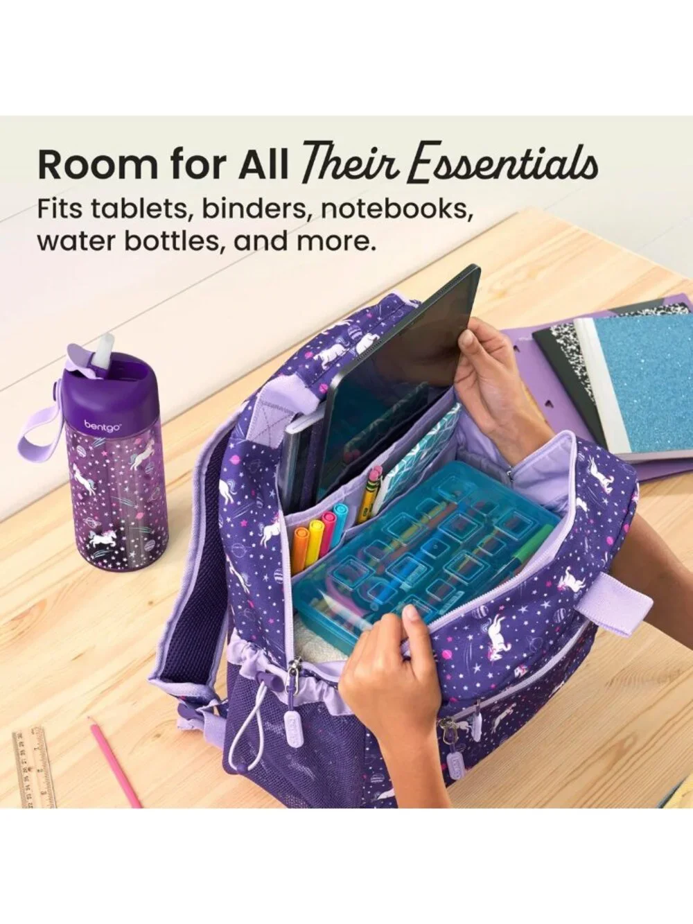 Durable Water-Resistant Kids Backpack with Fun Print - Perfect for School & Play